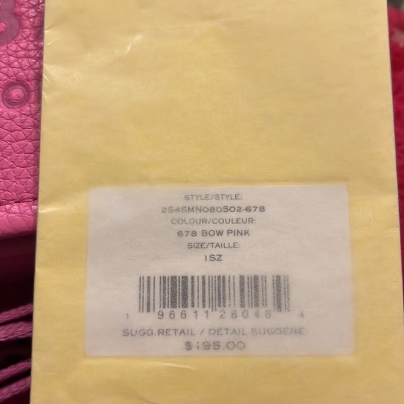 marc jacobs bow pink mini bag - Picture 6 of 8